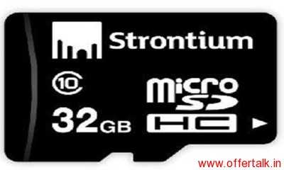 Strontium 32GB MicroSDHC Memory Card