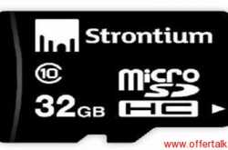 Strontium 32GB MicroSDHC Memory Card