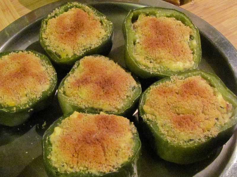 Stuffed Capsicum (Bell Peppers)