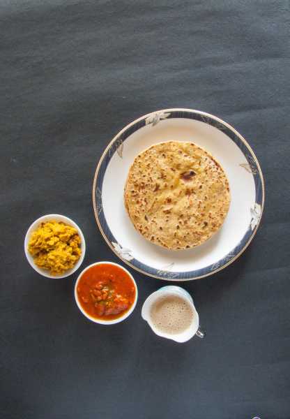 Stuffed Chana Dal Paratha - Indian Stuffed Flatbread