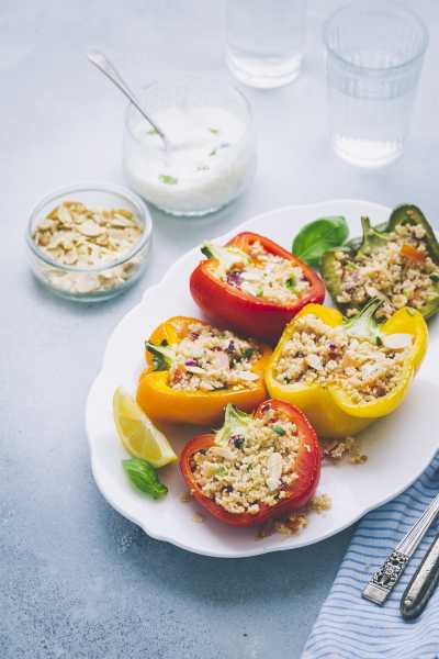Stuffed Pepper With Couscous Recipe | How To Make Stuffed Peppers?