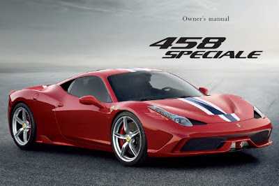 Subaru Bali: Ferrari 458 Speciale Owners Manual 2013 - Present