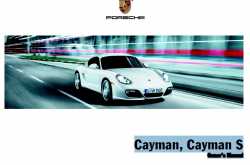 Subaru Bali: Porsche Cayman, Cayman S Owners Manual 