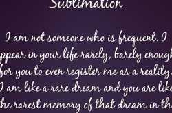 Sublimation