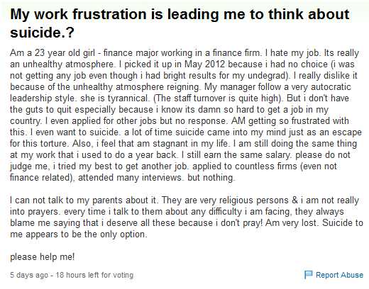 Suicide - A Step By Step Process