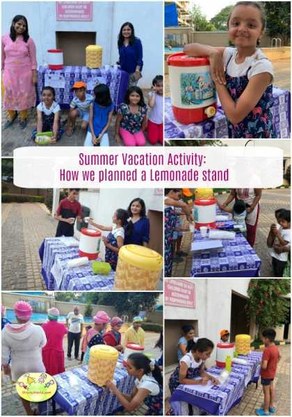Summer Vacation Activity : How We Planned A Lemonade Stand