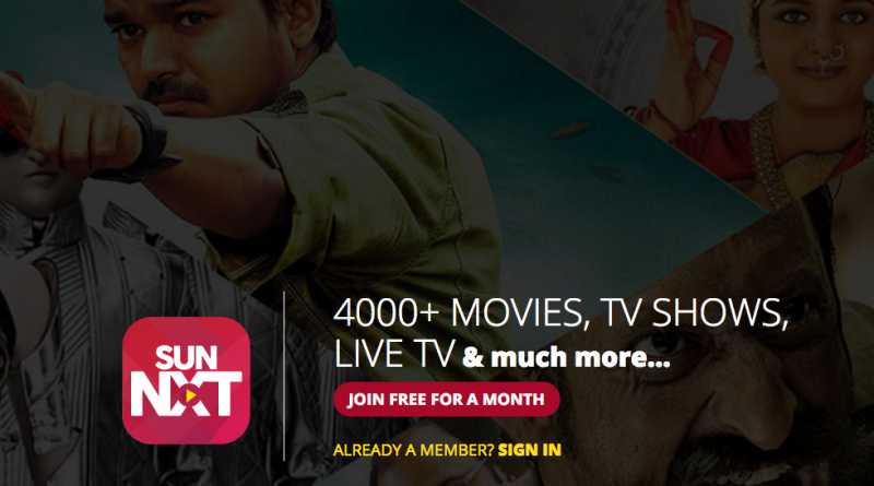 SunNXT – Website/App Review – Sundaresan Sekar