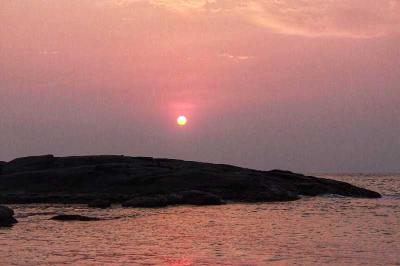 SunSet At Kanyakumari
