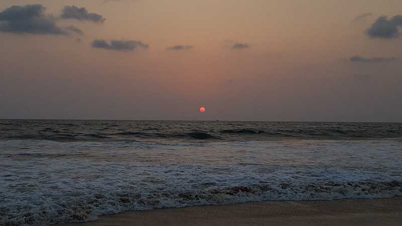 Sunday Evening By The Beach.