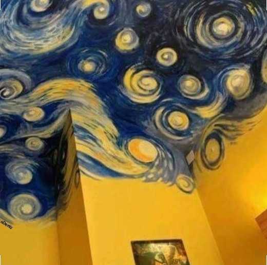 Sunflowers Under A Night Sky