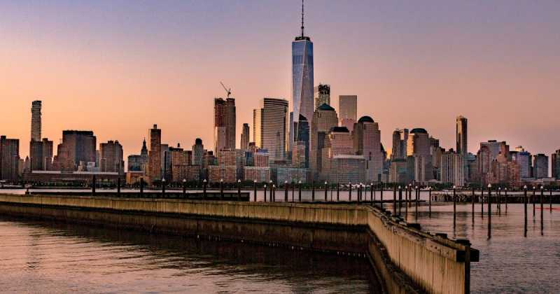 Sunrise At Lower Manhattan, New York City