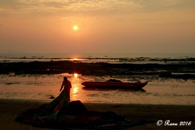 Sunset At Alibag Beach