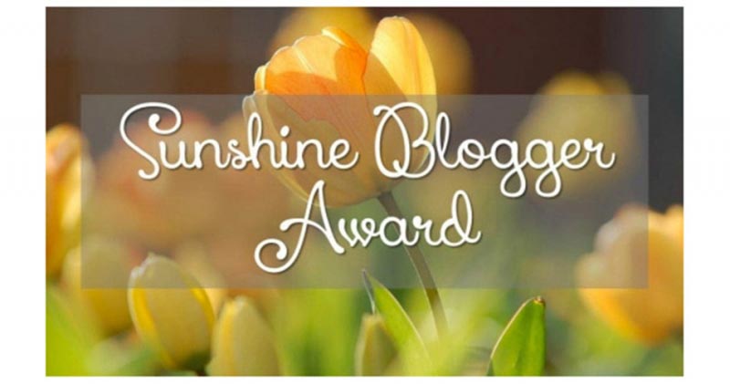 Sunshine Blogger Award