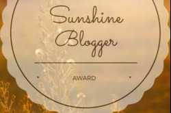 Sunshine Blogger Award #3