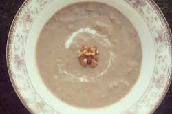Super Healthy  Mushroom & Walnut Soup !!
