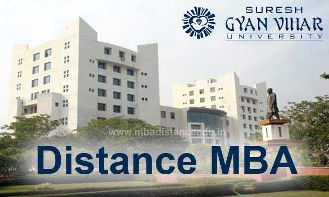 Suresh Gyan Vihar University Distance MBA 2017 | SGVU Distance MBA