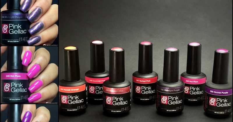 Swatches: Pink Gellac Tropical Island Collection