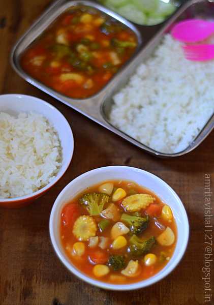 Sweet And Sour Vegetables-Vaanya