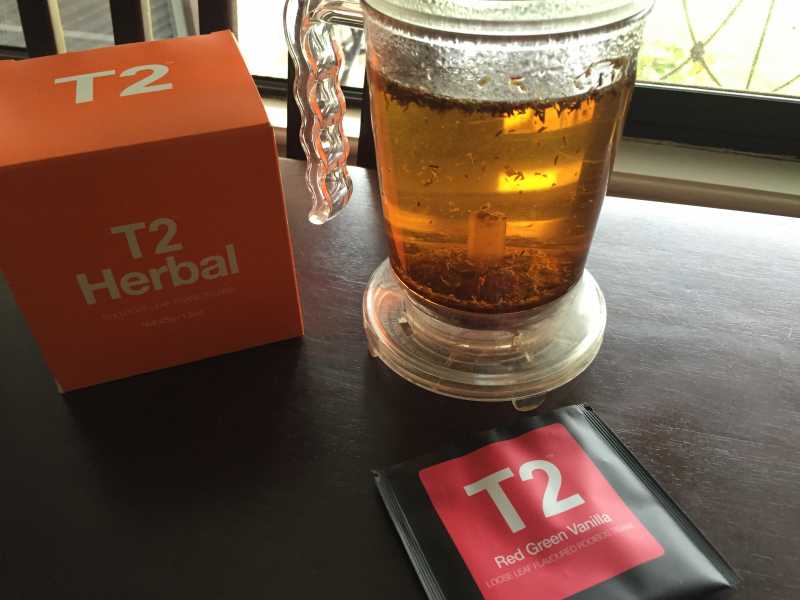 T2 Red Green Vanilla Herbal Tea