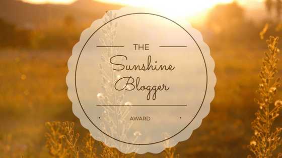 TAG: SUNSHINE BLOGGER AWARD - Not-So Secret