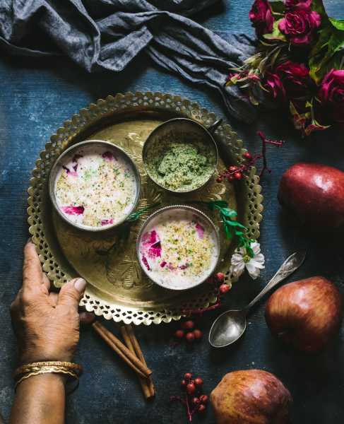 THANDAI APPLE BROWN RICE KHEER
