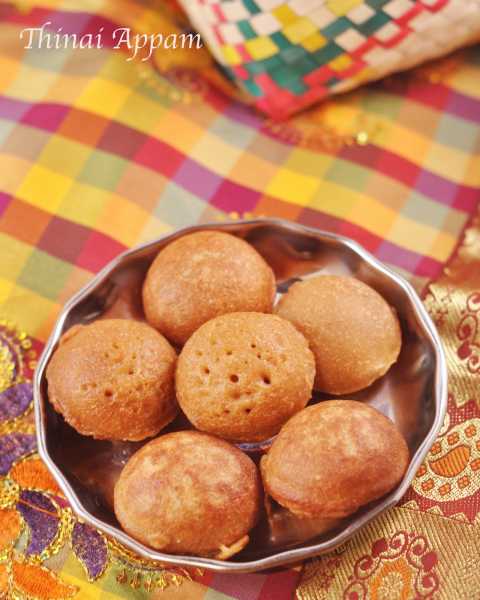 THINAI APPAM | FOXTAIL MILLET APPAM