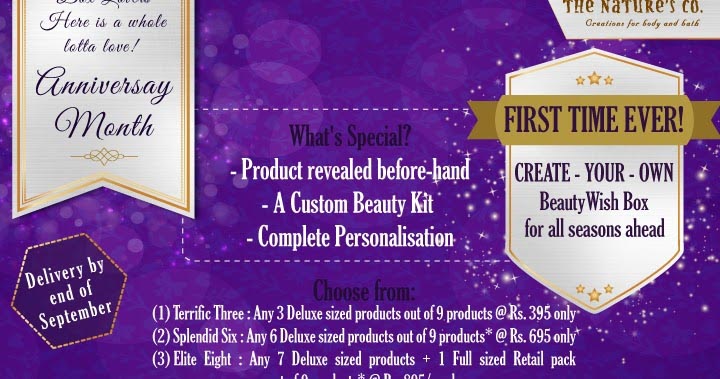 TNC THE BEAUTYWISH BOX WITH WHOLE LOTSS OF SURPRISES...