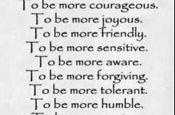 TO BE A GREATER HUMAN BEING