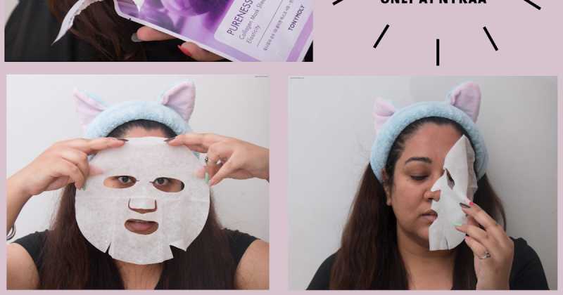 TONYMOLY Launched In India Ft. Nykaa.com | TONYMOLY Pureness 100 Sheet Masks Review