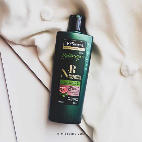 TRESemme Botanique Nourish And Replenish Shampoo With Olive Oil And Camellia Oil - Review » MISTCHIC