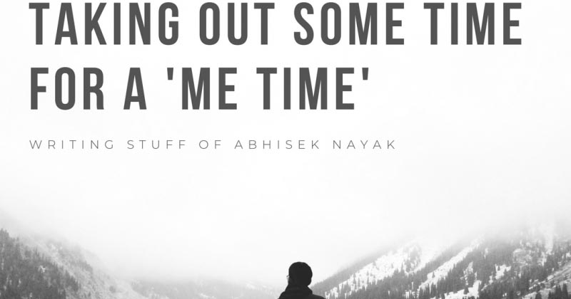 Taking Out Some Time For A 