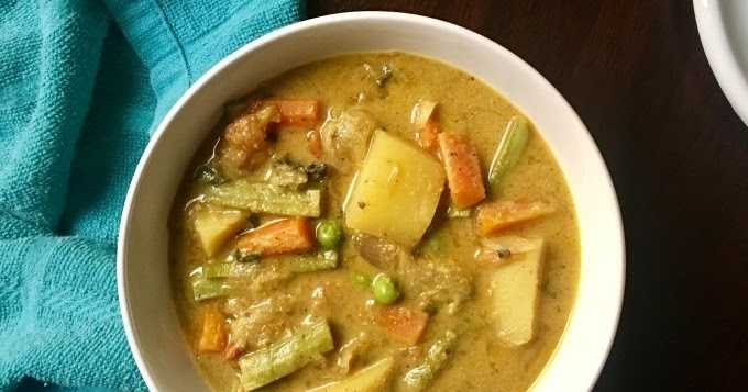 Tamil Nadu Style Mixed Vegetable Kurma 