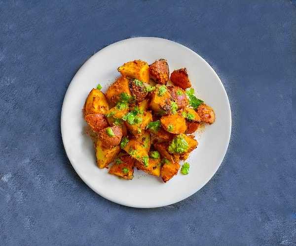 Tandoori Aloo (Air Fryer Tandoori Potatoes) + Oven Instructions