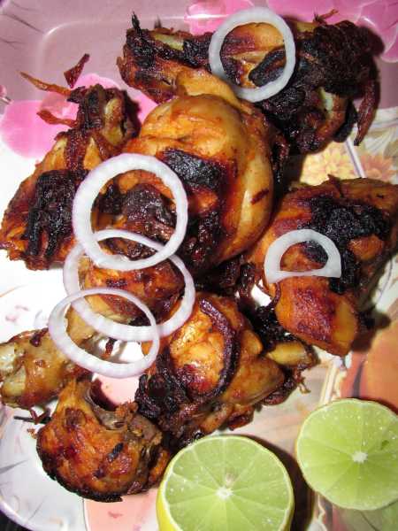 Tandoori Chicken Fry | Onion Fried Chicken | Tawa Fried Chicked