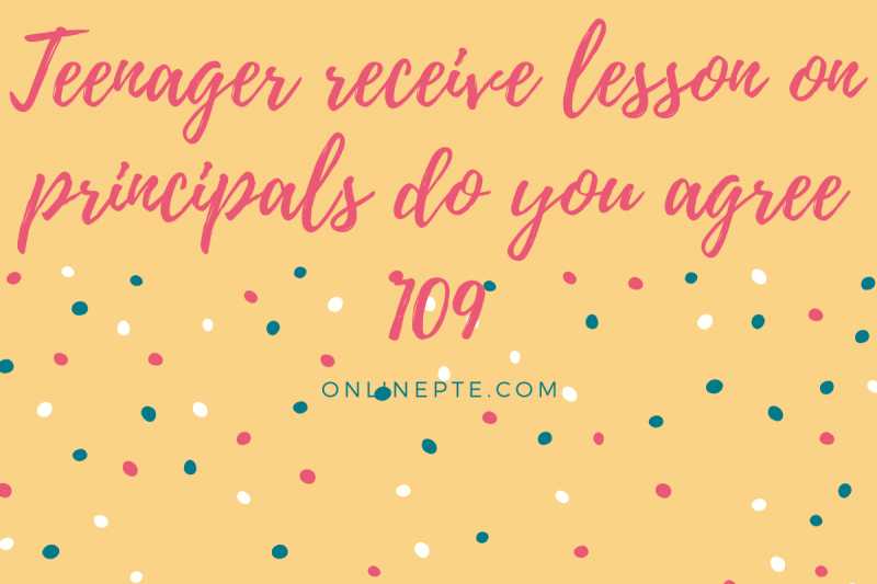 Teenager Receive Lessons On Principals Of Finance 109 - Online PTE