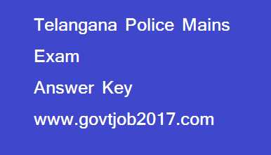 Telangana Police Constable Answer Key 2018 At Www.tslprb.in - Government Job 2018