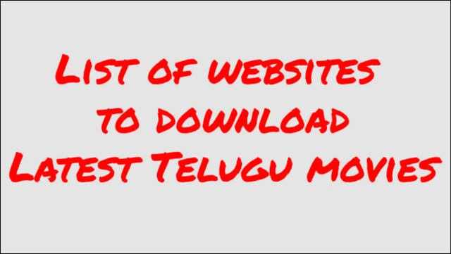 Telugu Movies Download - Tamilrockers, Movierulz, TodayPk, 9xrockers