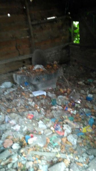 Temple Converted Into Dustbin!