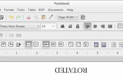 Text Rotation in Abiword