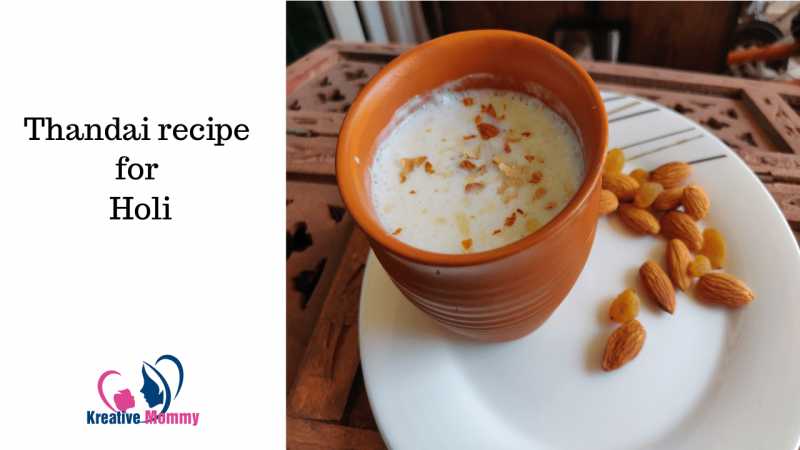 Thandai Recipe For Holi And Benefits Of Thandai - Kreativemommy