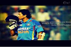 Thank you Sachin-from a fan!