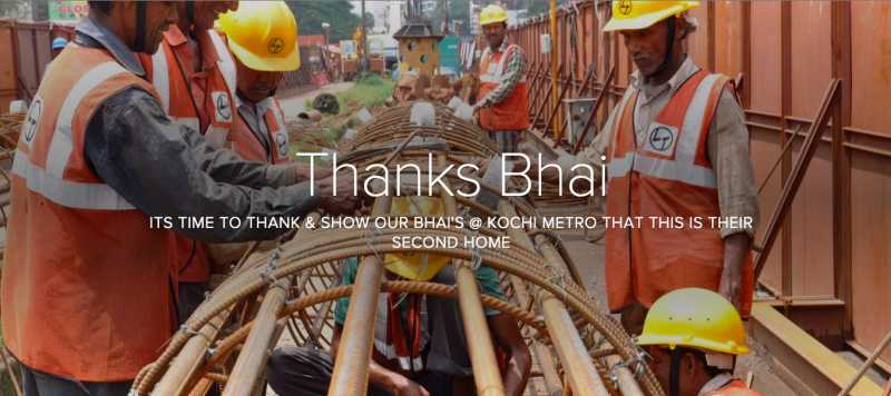 Thanks Bhai : This Diwali Lets Celebrate & Thank Our Kochi Metro Workers