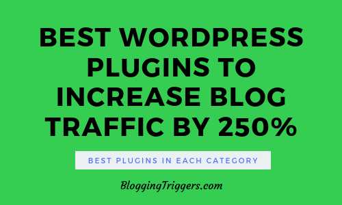 The 11 Best WordPress Plugins To Increase Blog Traffic By 250%