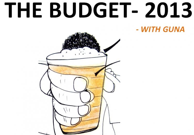 The 2013 Budget- Guna’s Opinion