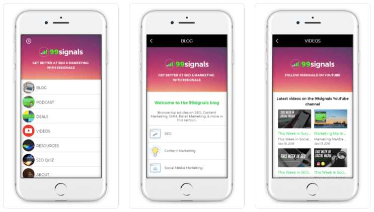 The 99signals Mobile App Is Now Live For IOS & Android