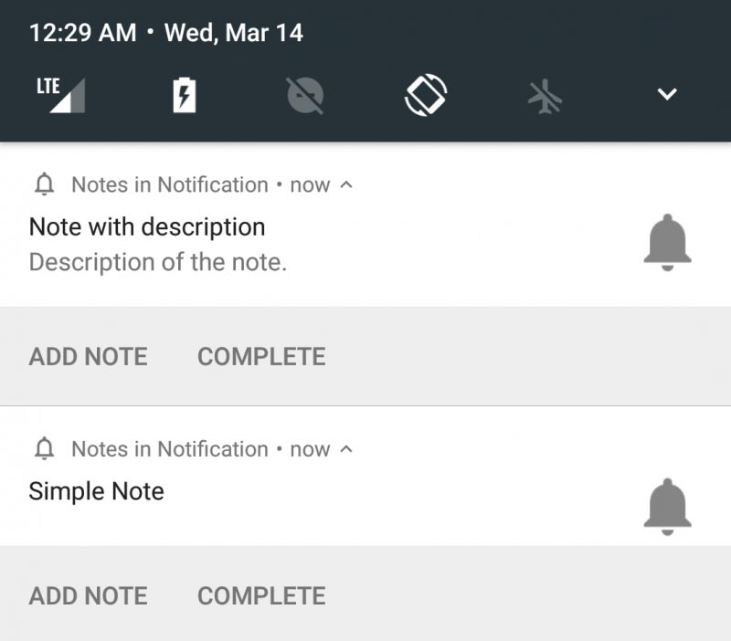 The Best Android App For Taking Notes In Notification Tray