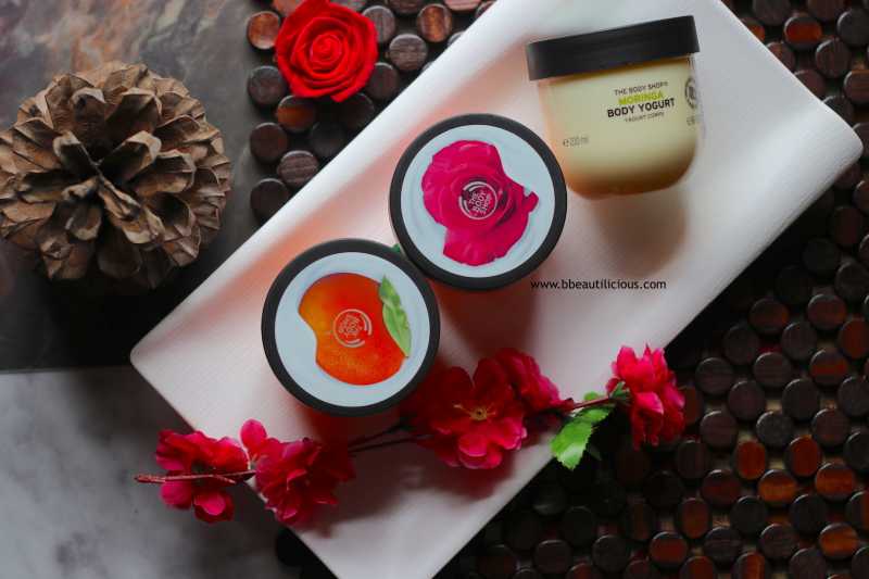 The Body Shop Body Yogurt Moringa, Mango & British Rose Review Price