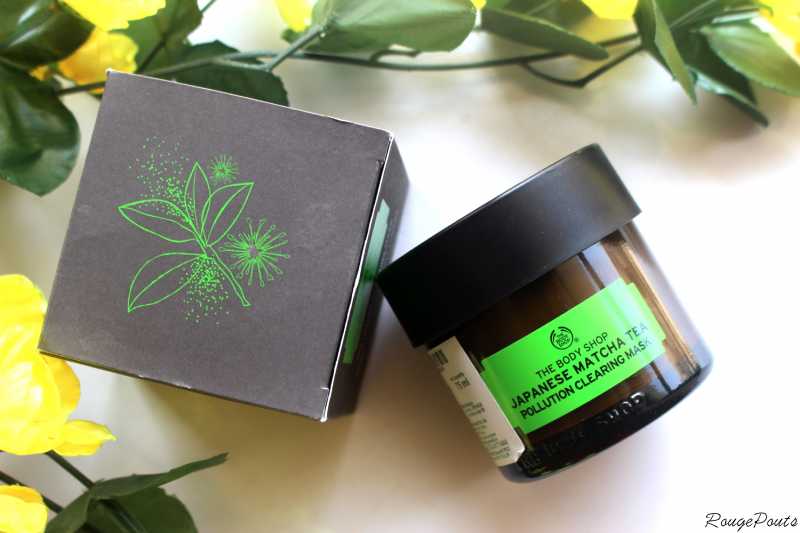 The Body Shop Japanese Matcha Tea Pollution Clearing Mask Review | RougePouts - RougePouts