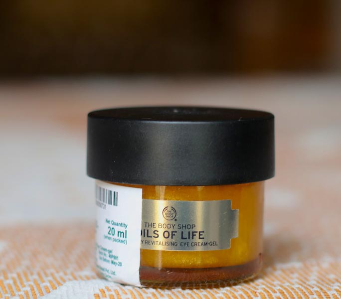 The Body Shop Oils Of Life Eye Cream Gel Review Photos Price