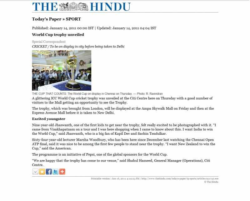 The Cup That Counts...